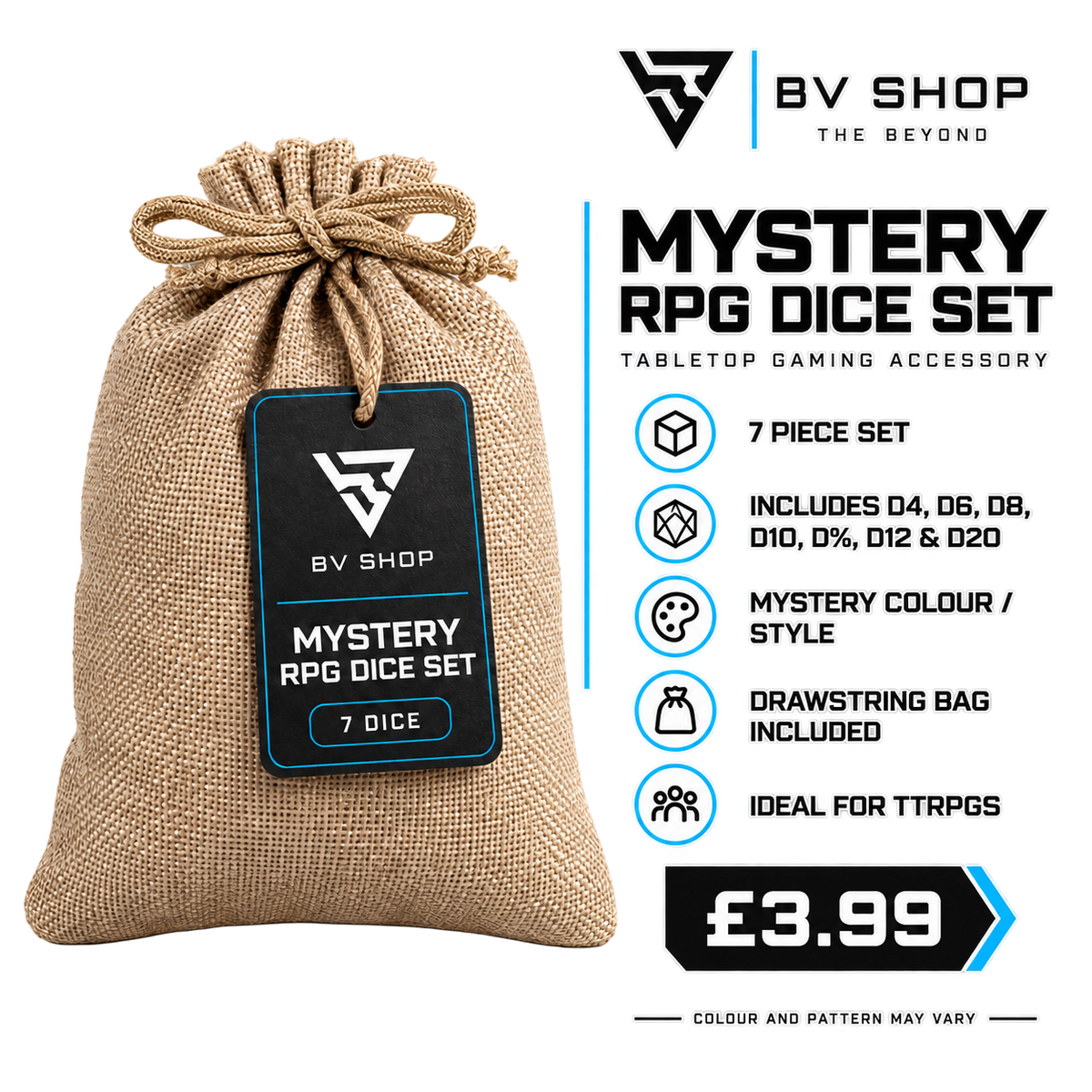 Mystery RPG Dice Set