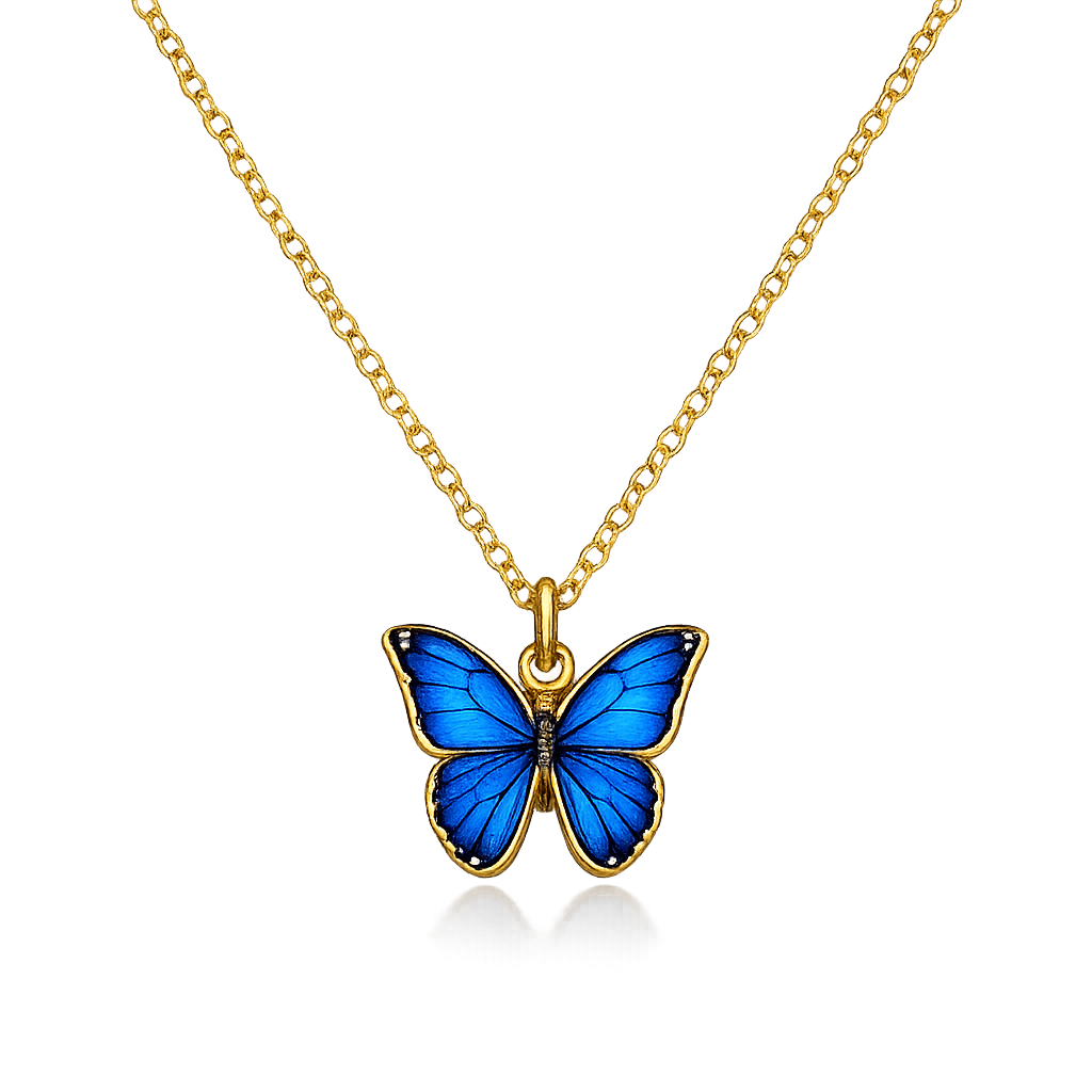 Make a Wish Butterfly Pendant Necklace – Colour Choice