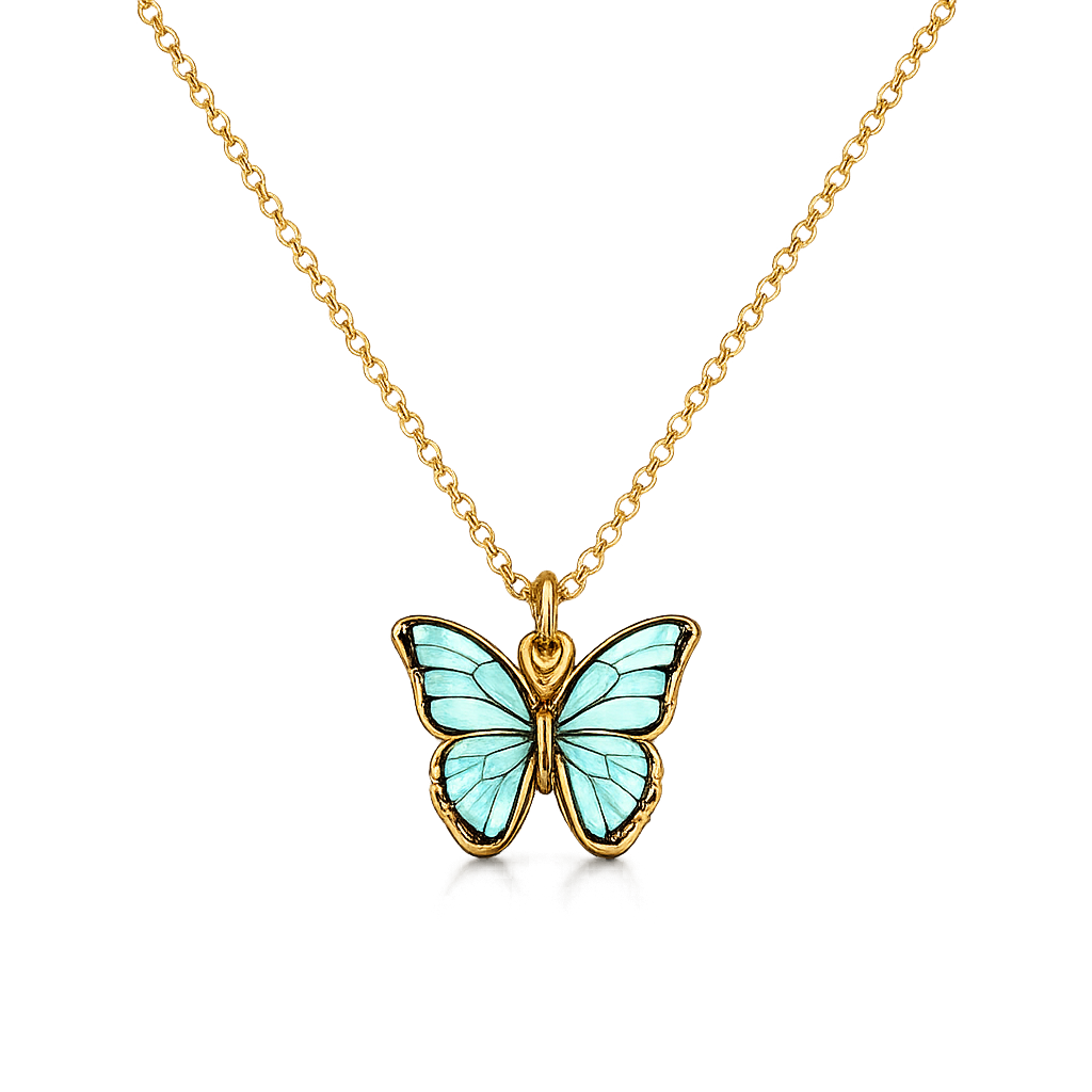Make a Wish Butterfly Pendant Necklace – Colour Choice