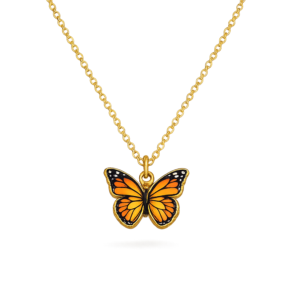 Make a Wish Butterfly Pendant Necklace – Colour Choice