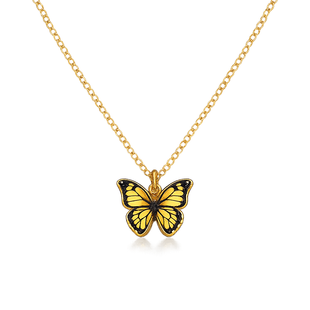 Make a Wish Butterfly Pendant Necklace – Colour Choice