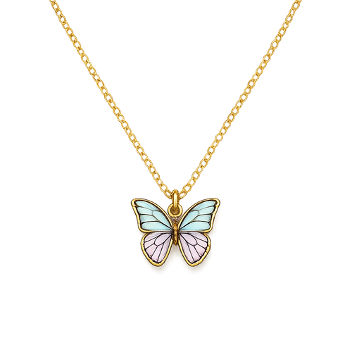 Make a Wish Butterfly Pendant Necklace – Colour Choice